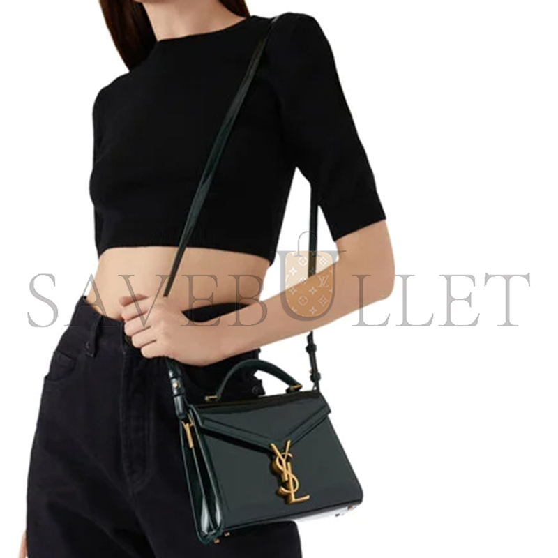 Y*L cassandra mini top handle bag in patent leather 623930aaef93856 (20*16*7.5cm)